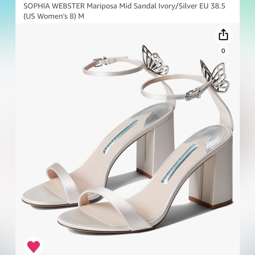 sophia webster mariposa mid sandals (size 8)